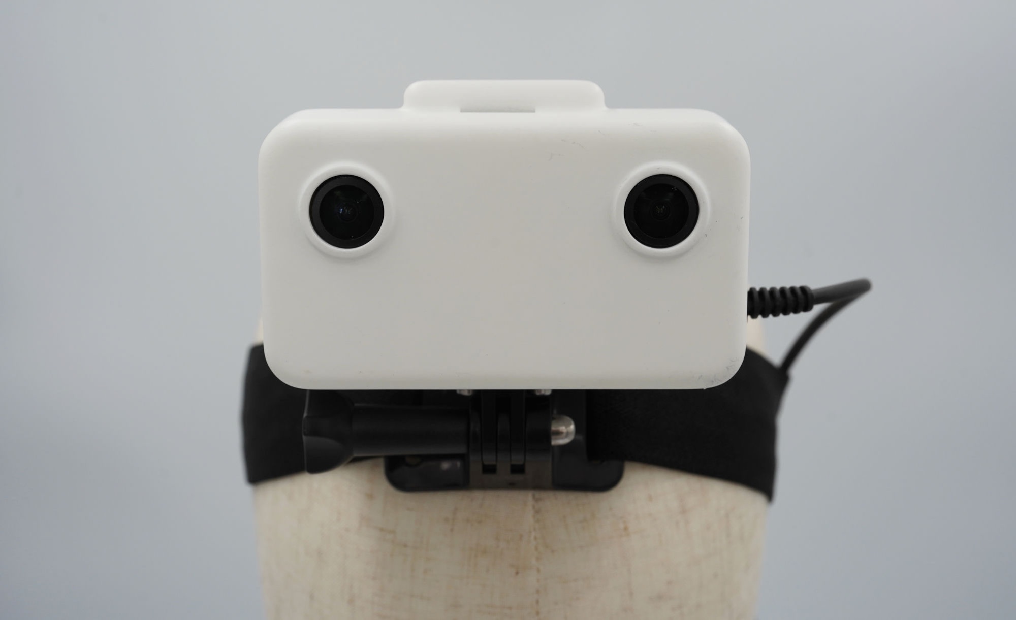 Ego1 front view showing the stereo camera pair